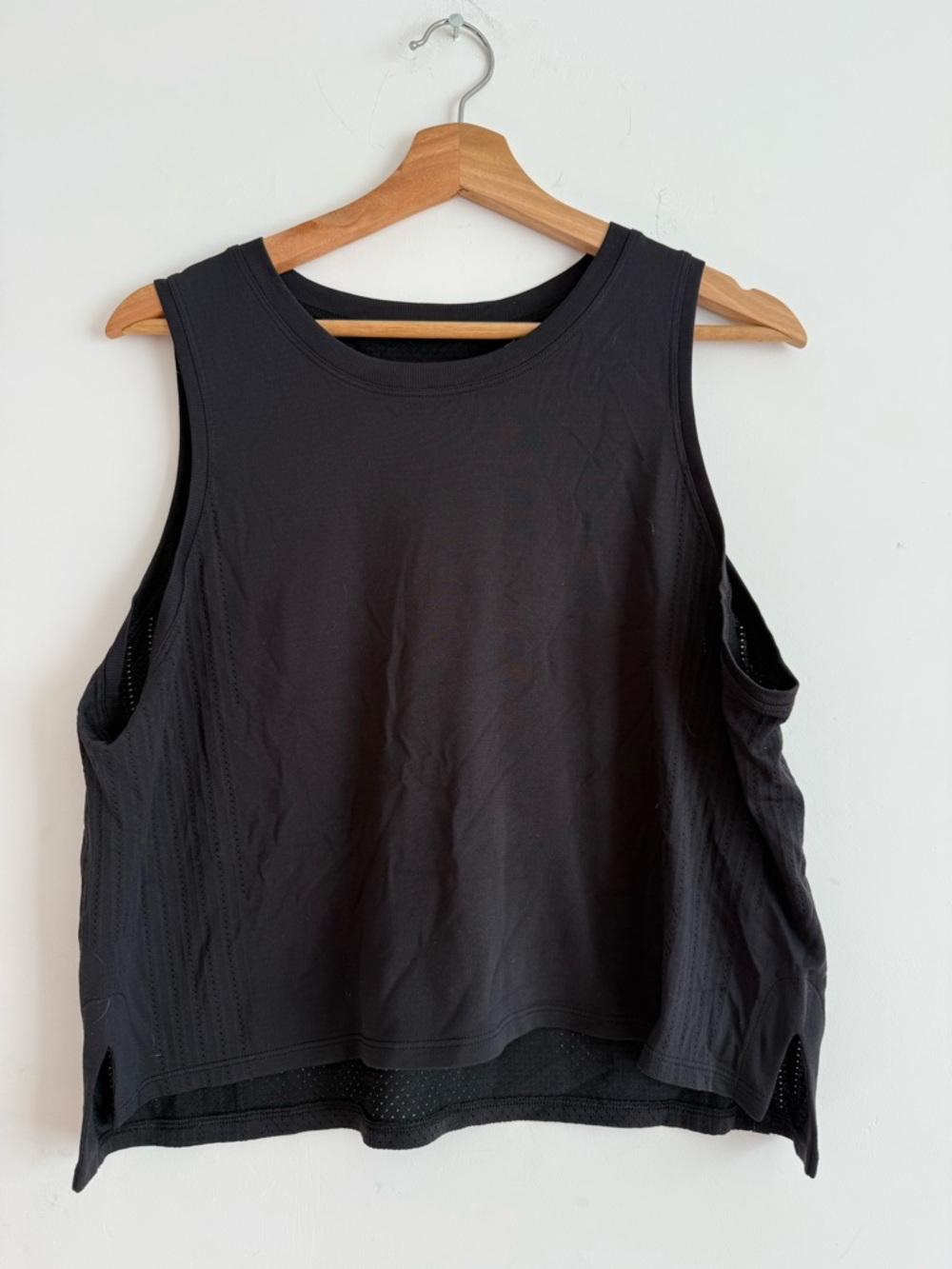 lululemon athletica Black Athletic Crop Tank
